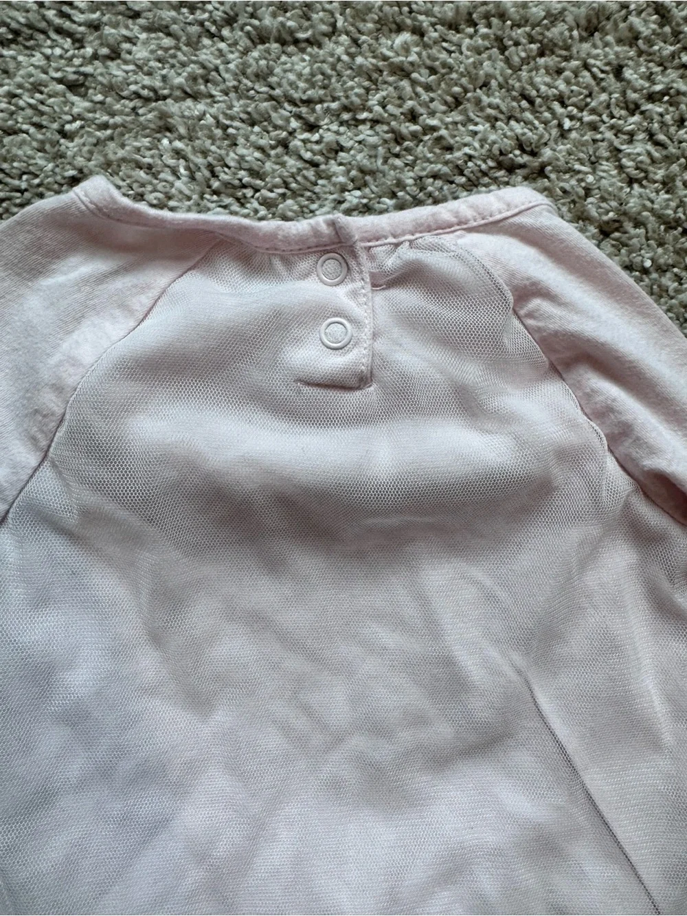 Carter’s Baby Girl Top Bundle 12 Months Plaid Polka Dot Pink Long Sleeve Shirts